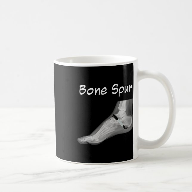 Trump Bone Spur Ink Pen Funny Anti Trump  Kaffemugg (Höger)