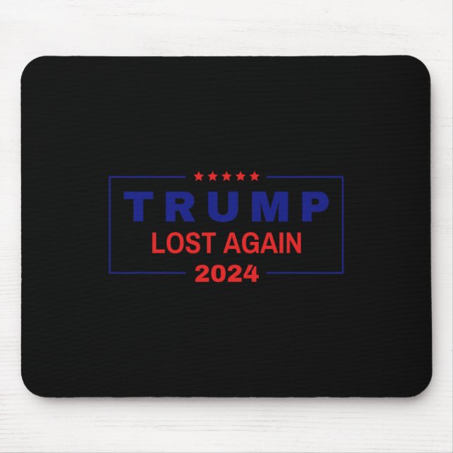 Trump Borttappad igen 2024 Val Musmatta (Framsidan)