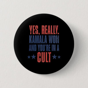 Trump Borttappad Kamala Won du är i ett vuxen Knapp