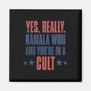 Trump Borttappad Kamala Won du är i ett vuxen Magnet