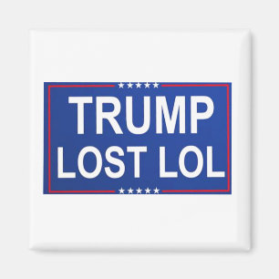 Trump Borttappad Lol Magnet