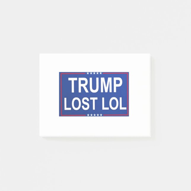 Trump Borttappad Lol Post-it Block (Framsida)