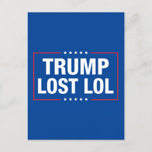 Trump borttappad lustig antitrump vykort