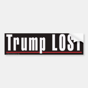 Trump-BORTTAPPAD - stötfångare Bildekal