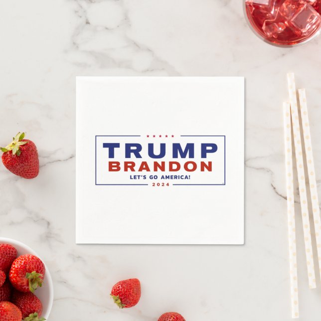 Trump Brandon 2024™ Papper Napkins Pappersservett (Insitu)