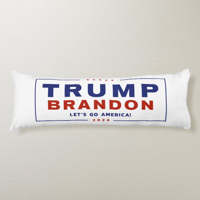 Trump Brandon 2024™ Val Officiell Body Pillow Kroppskudde (Framsidan)