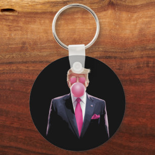 Trump Bubble Gum Nyckelring