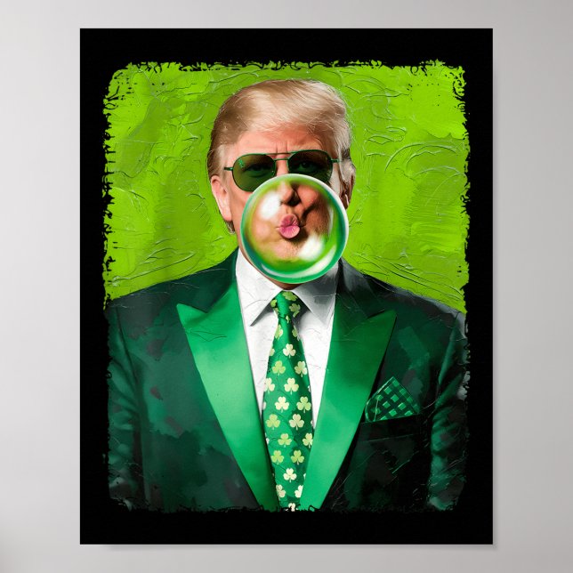 Trump Bubble Gum POLIRepublican St. Poster (Framsidan)