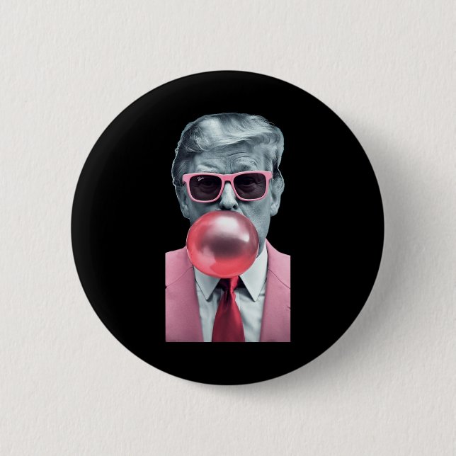 Trump Bubble Gum Yum Knapp (Framsida)