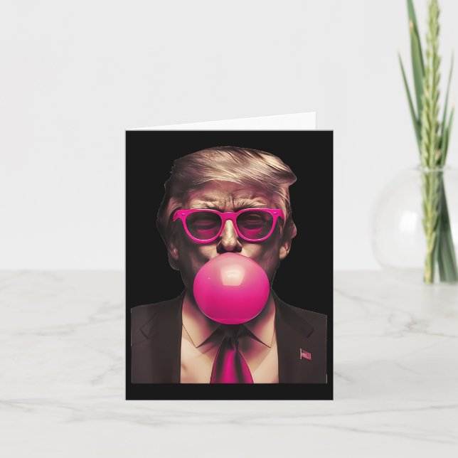 Trump Bubble Rosa 2 Kort (Framsida)