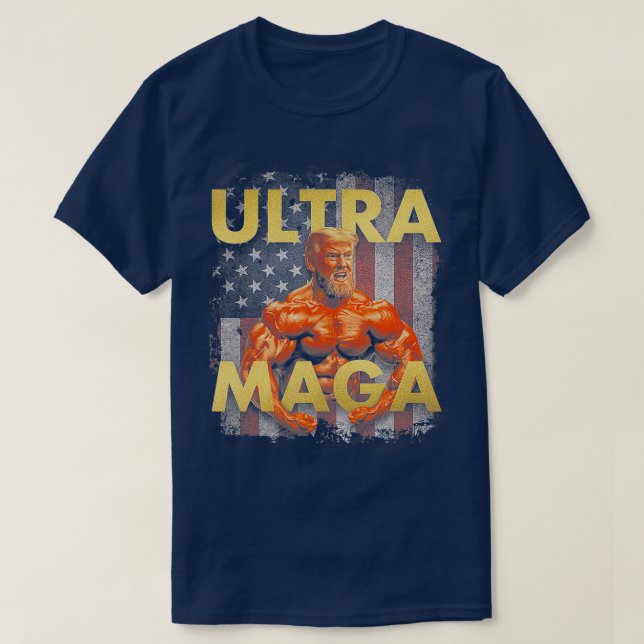 Trump Buff Ultra MAGA  T Shirt (Design framsida)