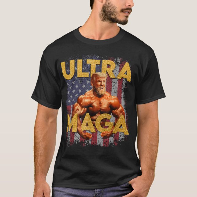 Trump Buff Ultra Maga T Shirt (Framsida)