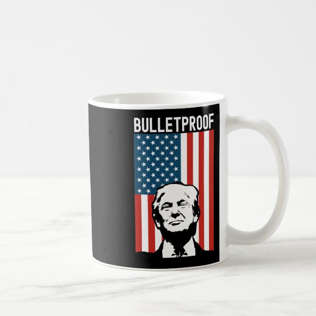 Trump Bulletsecure - Donald Trump Ination Test 7 Kaffemugg (Höger)