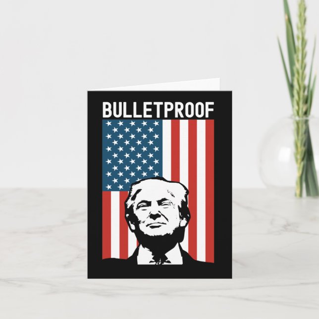 Trump Bulletsecure - Donald Trump Ination Test 7 Kort (Framsida)