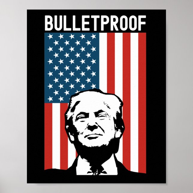 Trump Bulletsecure - Donald Trump Ination Test 7 Poster (Framsidan)