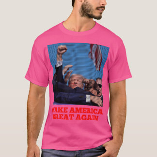 Trump Bulletsecure-mordförsök V2 T Shirt