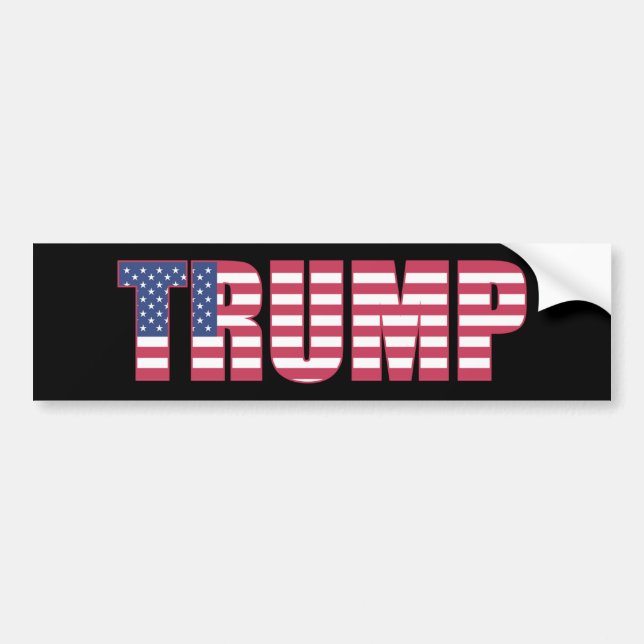 TRUMP BUMPER STICKER BILDEKAL (Framsidan)