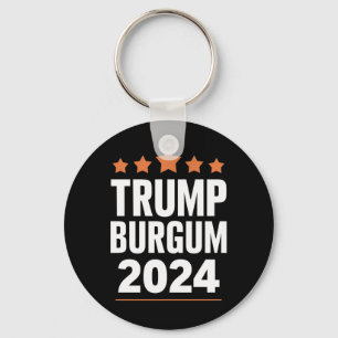 Trump Burgum för president 2024 USA-valet Nyckelring