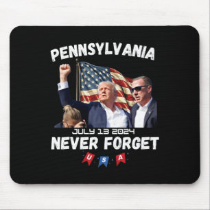 Trump Butler Pennsylvania Glöm aldrig bort Musmatta