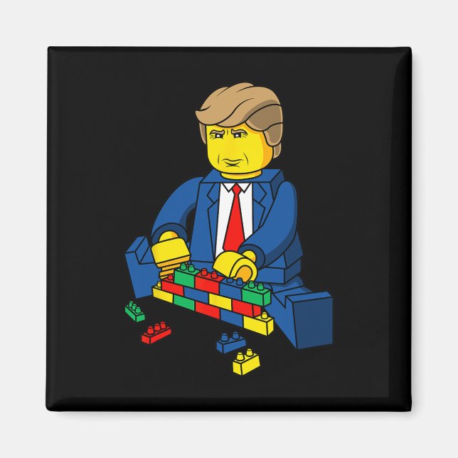 Trump Bygg ett väggskikt T Magnet (Framsidan)