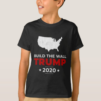 Trump Bygg Muren Pro Usa Konservativ Vintage T Shirt