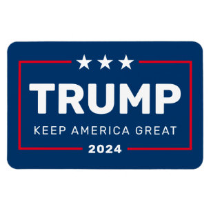 Trump CAN CHANGE YEAR Behålla America Underbar Magnet
