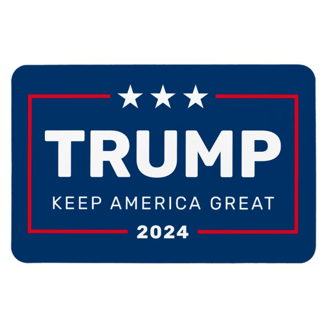 Trump CAN CHANGE YEAR Behålla America Underbar Magnet (Horisontell)