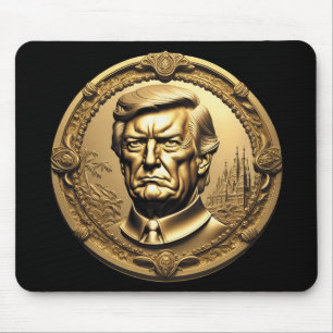 TRUMP CGI Collecsible Guld Art-Coin Doubloon Musmatta