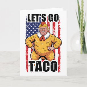 Trump Chickar Alltid Ut Låt Oss Gå Taco Rolig Taco Kort