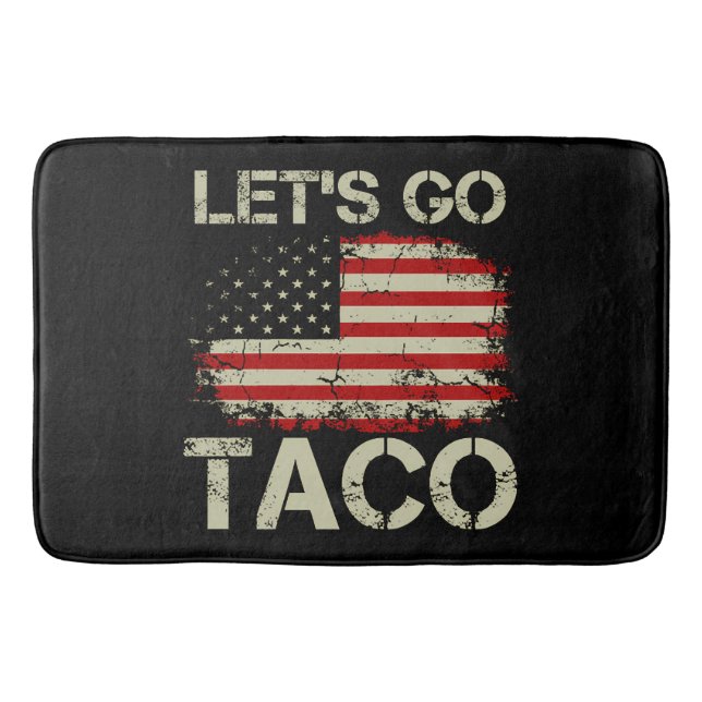 Trump Chickar Alltid Ut Nu Kör Vi Taco Badrumsmatta (Framsidan)