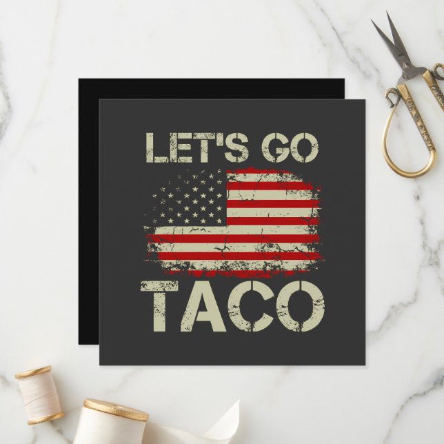 Trump Chickar Alltid Ut Nu Kör Vi Taco Program (Fram/Back In Situ)