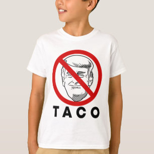 Trump Chickar Alltid Ut Roligt Taco Skämt Retro St T Shirt