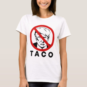 Trump Chickar Alltid Ut Roligt Taco Skämt Retro St T Shirt