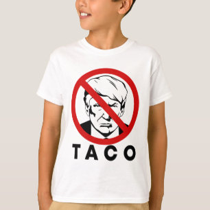 Trump Chickar Alltid Ut Roligt Taco Skämt Retro St T Shirt