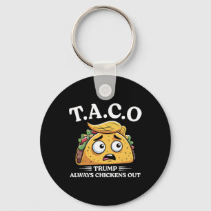 Trump Chickar Alltid Ut Taco Rolig Taco Trump Sh Nyckelring
