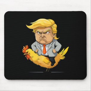 Trump Chicken Jockey Satir - Rollig Politisk Humor Musmatta