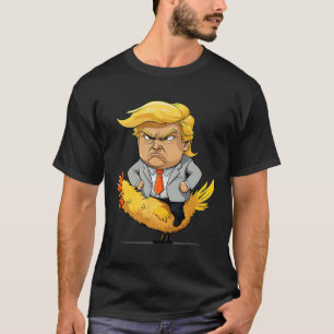 Trump Chicken Jockey Satire - Lustigt politiskt hu T Shirt