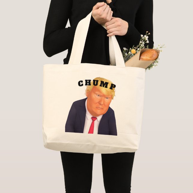 Trump/Chump-handväskan Jumbo Tygkasse (Framsida (produkt))