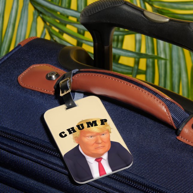 Trump/Chump Resväska Bagagebricka (Framsida Insitu 1)