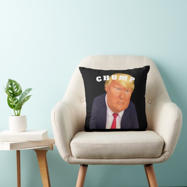 Trump/Chump Throw Pillow Kudde (Stol)