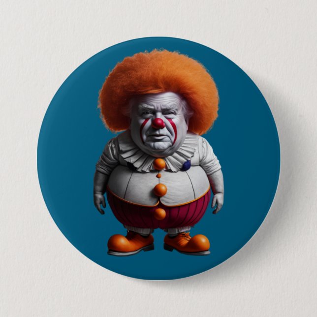Trump Clown Button Knapp (Framsida)