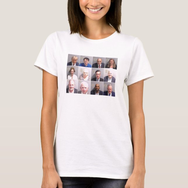 Trump Co-Defendant Mugshots T Shirt (Framsida)