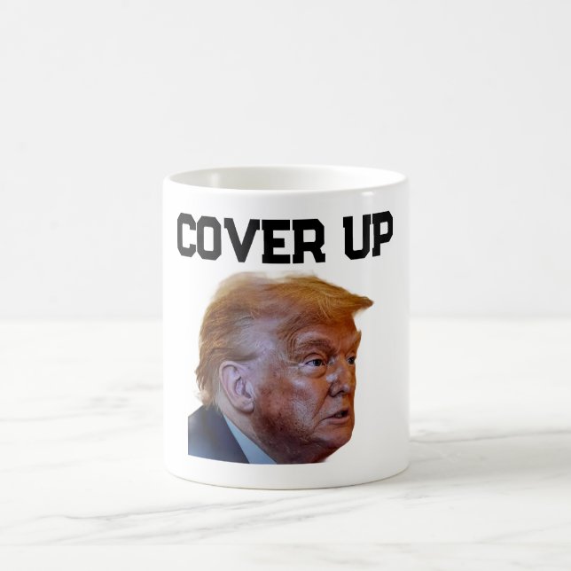 Trump Cover Up Coffee Mug Kaffemugg (Center)