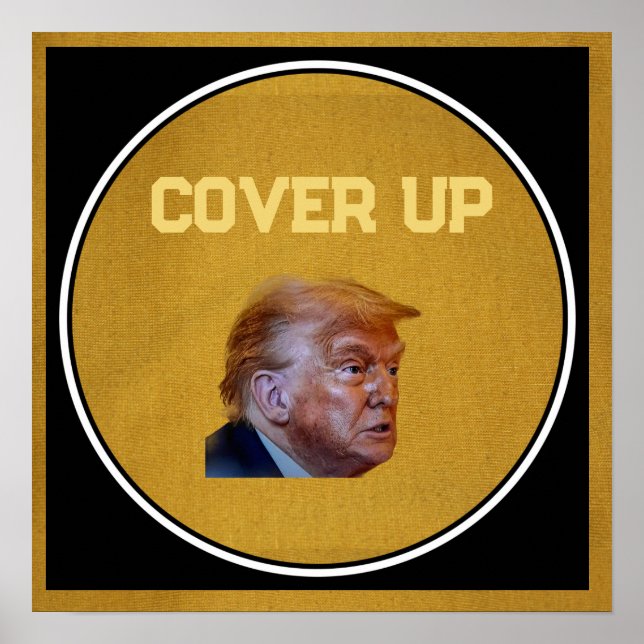 Trump Cover Up Poster (Framsidan)