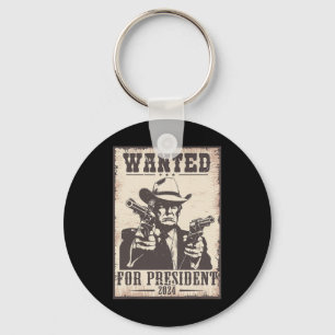 Trump Cowboy ville ha USA. President 2024 Nyckelring