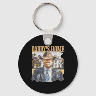 Trump Cowboy Western Pappor Home Ta Amerika Bac Nyckelring