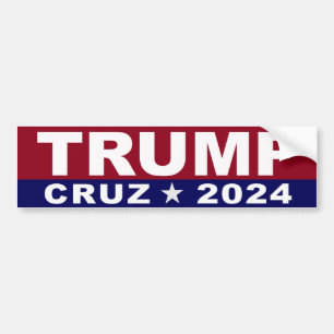 Trump Cruz 2024 Bildekal