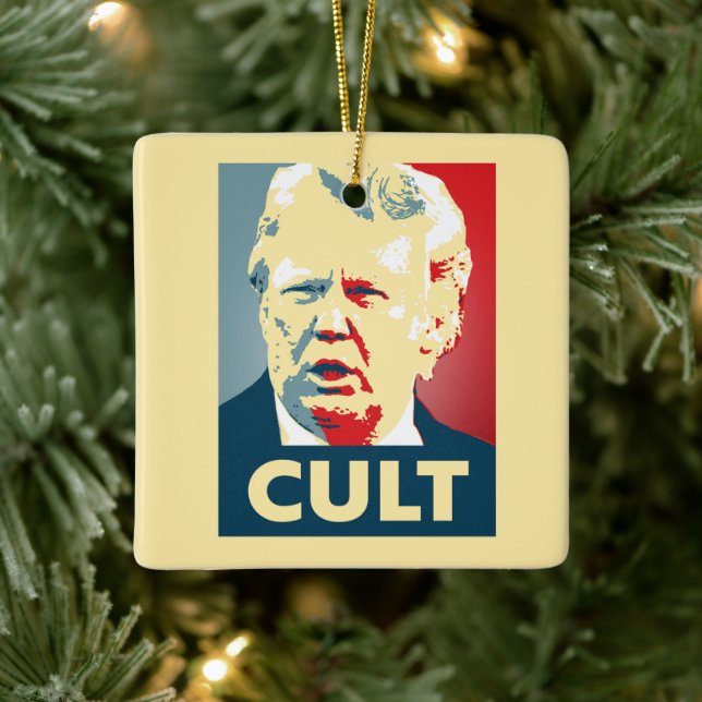 Trump Cult Julgransprydnad Keramik (Träd)