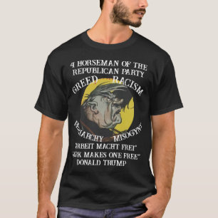 Trump Dachau koncentrationsläger Republikanska par T Shirt