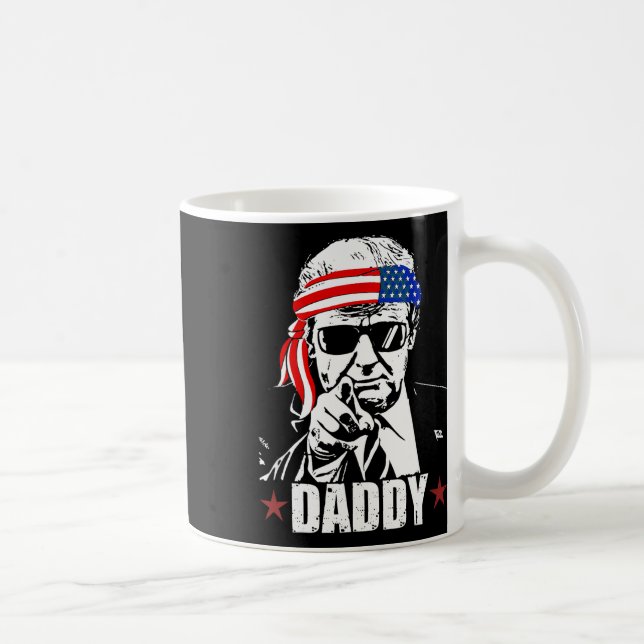 Trump Daddy 2025 Officiell Trump Daddy Rolig  Kaffemugg (Höger)